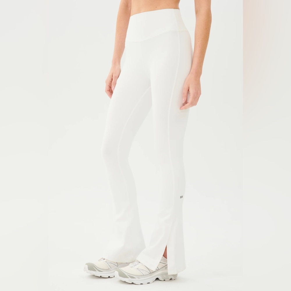 Splits59 Raquel Flare, Split Hem White - image 1